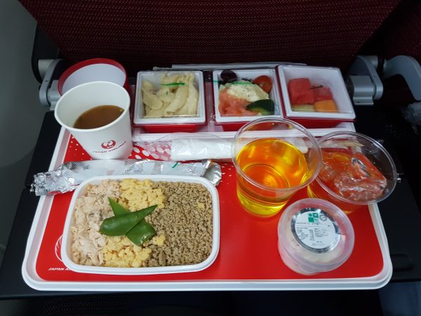 JAL in flight meal