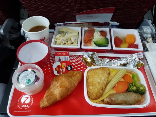 JAL in flight meal