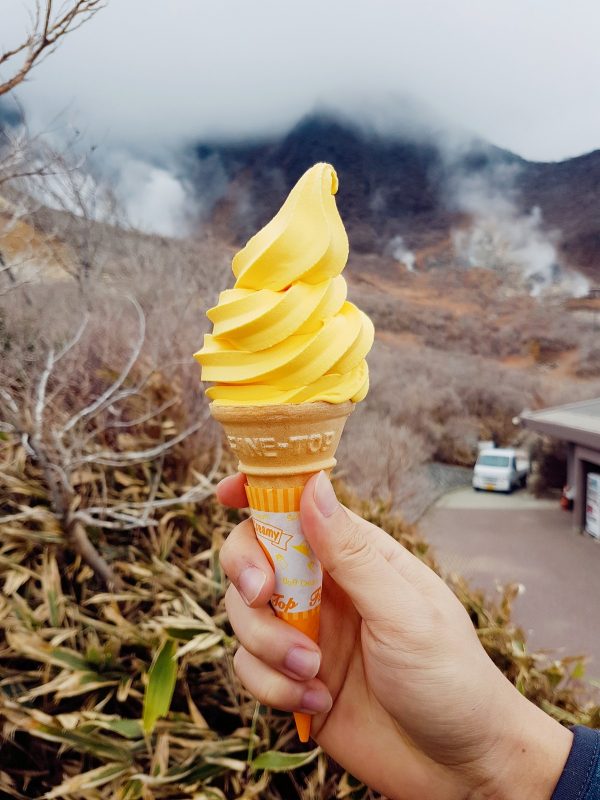 Hakone Owakudani Japan Egg Ice Cream Tamago